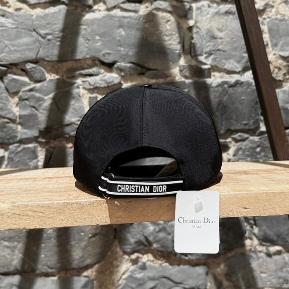 Dior Black D-Player Star Logo Baseball Cap - Picture 5 of 11